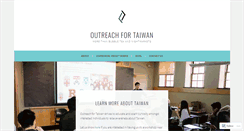 Desktop Screenshot of outreachfortaiwan.org